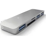 Satechi ST-TCUHM USB Hub 3 porty USB-A, SD, microSD USB 3.0 5 GBit/s vesmírná šedá ST-TCUHM