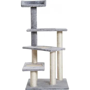 Škrabadlo pro kočky 101x48x48 cm | šedé