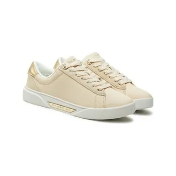 Dámské tenisky Sneakersy Tommy Hilfiger Chic Court Sneaker FW0FW08382 Béžová 36