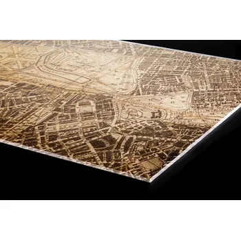 Obklad DIMEX | Plexisklo za kuchyňskou linku PGT-18060-187 | 180 x 60 cm | Stará vintage mapa II. + Plexisklo za kuchyňskou linku DIMEX v rozměru 180 x 60 cm, motiv Stará vintage mapa II.