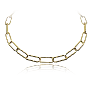 Náhrdelník MINET Pozlacený stříbrný náhrdelník v italském stylu - Ag 925/1000 - 10,20g JMAS0177GN45