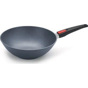 Pánev Wok DIAMOND LITE 30 cm, odnímatelná rukojeť, titan, WOLL - doprava zdarma od 2999 Kč