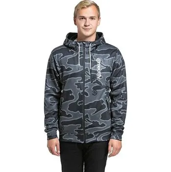 Pánská mikina Meatfly pánská technická mikina Lightyear Morph Black | Černá | Velikost M