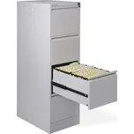 Skříň kartotéková kovová 4 zásuvky