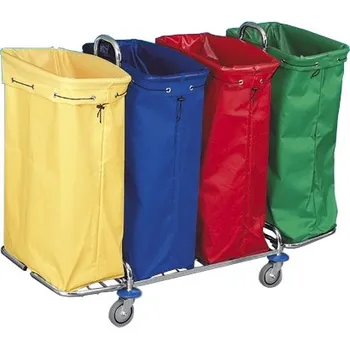 Úklidový vozík uklidshop Úklidový vozík KOMBI 24 KOMPLET - 4x120 l + 4 textilní vaky