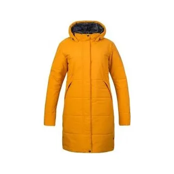 Dámská casual bunda Hannah NONA autumn blaze 40; Oranžová kabát + DÁREK DLE VÝBĚRU!