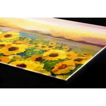 Obklad DIMEX | Plexisklo za kuchyňskou linku PGT-18060-214 | 180 x 60 cm | Malba slunečnic + Plexisklo za kuchyňskou linku DIMEX v rozměru 180 x 60 cm, motiv Malba slunečnic