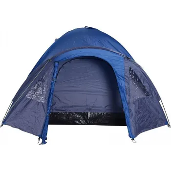 Stan Dvouplášťový vodotěsný stan pro 4 osoby | tmavě modrý