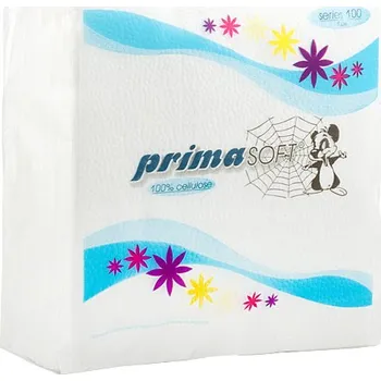 Papírový ubrousek Ubrousky bílé 33x33cm