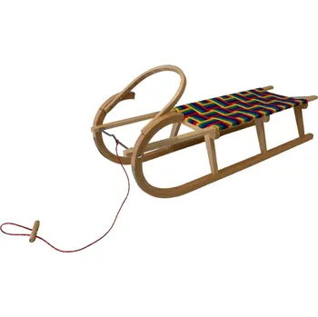 Sáně VespaGarden Velké bukové sáňky s madlem - 2.jakost