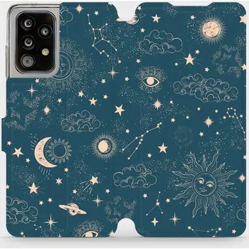 Pouzdro na mobilní telefon Flipové pouzdro Mobiwear - Samsung Galaxy A52 5G / A52S 5G - VP14S Magický vesmír (Knížkové flip pouzdro, obal, kryt na mobil Samsung Galaxy A52 5G / A52S 5G - VP14S Magický vesmír, materiál Umělá kůže + TPU - ochrana 360°, stojánek, silikonová vanička,)