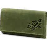 Gregorio Velká dámská kožená peněženka zelená GM196