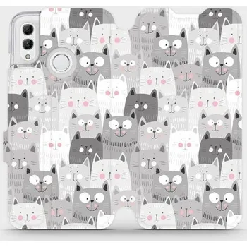 Pouzdro na mobilní telefon Flipové pouzdro Mobiwear - Honor 10 Lite - M099P Kočičky (Knížkové flip pouzdro, obal, kryt na mobil Honor 10 Lite - M099P Kočičky, materiál Umělá kůže + TPU - ochrana 360°, stojánek, silikonová vanička, magnetické zavírání)