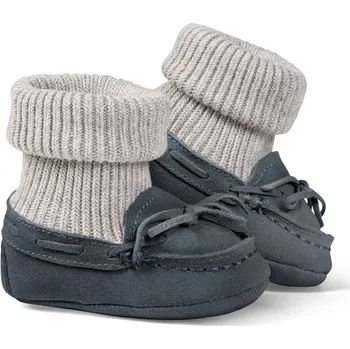 Capáčky Fellhof Capáčky DAKOTA baby s pleteninou Zvolte variantu: Šedá, Velikost: 22/23