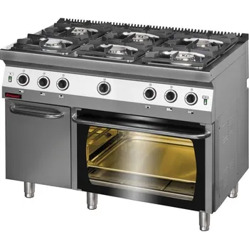 Sporák Plynový sporák s plynovou troubou KROMET 700.KG-6/PG-2SD , hořáků 6