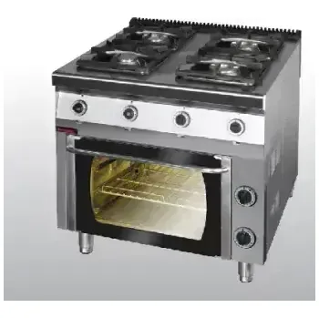 Sporák Plynový sporák s elektrickou troubou KROMET 700.KG-4/PE-1 / hořáků 4