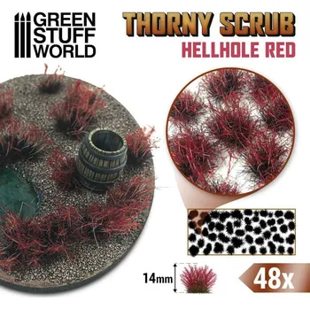 Green Stuff World Thorny Scrubs - HELLHOLE RED (Green Stuff World)