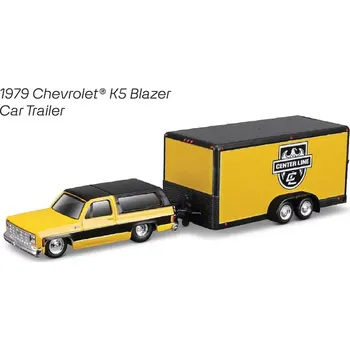 autíčko Chevrolet KS Blazer 1979 + Car Trailer (sběratelský model, určeno pouze k vystavení)