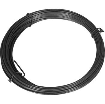 Příslušenství pro plot OMAXI Plotový vyvazovací drát 25 m 1,4/2 mm ocelový šedý 520528