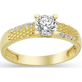 Prsten Lillian Vassago Zlatý prsten se zirkony LLV03-YZ-0824 Velikost prstenu: 60