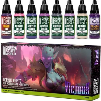 Speciální výtvarná barva Green Stuff World Paint Set - Vicious (Green Stuff World)