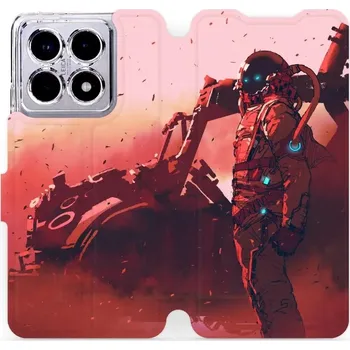 Pouzdro na mobilní telefon Flipové pouzdro Mobiwear - Xiaomi 14T - MA09S Průzkumník s červeným vozítkem (Knížkové flip pouzdro, obal, kryt na mobil Xiaomi 14T - MA09S Průzkumník s červeným vozítkem, materiál Umělá kůže + TPU - ochrana 360°, stojánek, silikonová vanička, magnetické)