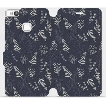 Pouzdro na mobilní telefon Flipové pouzdro Mobiwear - Huawei P9 Lite - VP15S Kapradiny (Knížkové flip pouzdro, obal, kryt na mobil Huawei P9 Lite - VP15S Kapradiny, materiál Umělá kůže + TPU - ochrana 360°, stojánek, silikonová vanička, magnetické zavírání)