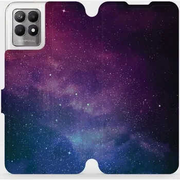 Pouzdro na mobilní telefon Flipové pouzdro Mobiwear - Realme 8i - V147P Mlhovina (Knížkové flip pouzdro, obal, kryt na mobil Realme 8i - V147P Mlhovina, materiál Umělá kůže + TPU - ochrana 360°, stojánek, silikonová vanička, magnetické zavírání)