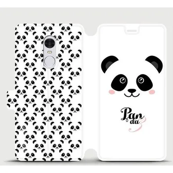 Pouzdro na mobilní telefon Flipové pouzdro Mobiwear - Xiaomi Redmi Note 4 Global - M030P Panda Amálka (Knížkové flip pouzdro, obal, kryt na mobil Xiaomi Redmi Note 4 Global - M030P Panda Amálka, materiál Umělá kůže + TPU - ochrana 360°, stojánek, silikonová vanička, magnetické)