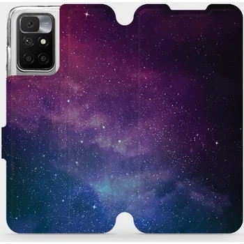 Pouzdro na mobilní telefon Flipové pouzdro Mobiwear - Xiaomi Redmi 10 - V147P Mlhovina (Knížkové flip pouzdro, obal, kryt na mobil Xiaomi Redmi 10 - V147P Mlhovina, materiál Umělá kůže + TPU - ochrana 360°, stojánek, silikonová vanička, magnetické zavírání)