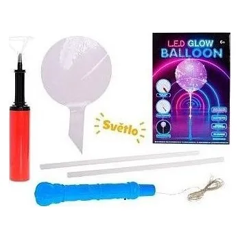 Bublifuk Glow nafukovací balónek na baterie s LED světlem 6+ 3barvy