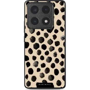 Pouzdro na mobilní telefon Lesklý kryt Mobiwear Glossy - Xiaomi 14T Pro - GA50G Černé puntíky (Prémiové lesklé pouzdro, obal, kryt Mobiwear Glossy na mobil Xiaomi 14T Pro - GA50G Černé puntíky, materiál Plast + TPU silikon - krytí po všech stranách, neošoupatelný potisk, tenké)