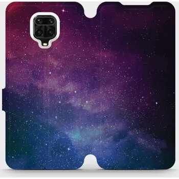 Pouzdro na mobilní telefon Flipové pouzdro Mobiwear - Xiaomi Redmi Note 9 Pro - V147P Mlhovina (Knížkové flip pouzdro, obal, kryt na mobil Xiaomi Redmi Note 9 Pro - V147P Mlhovina, materiál Umělá kůže + TPU - ochrana 360°, stojánek, silikonová vanička, magnetické zavírání)