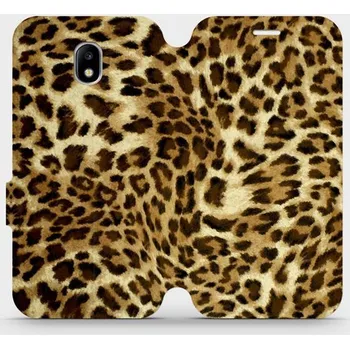 Pouzdro na mobilní telefon Flipové pouzdro Mobiwear - Samsung Galaxy J5 2017 - VA33P Leopardí vzor (Knížkové flip pouzdro, obal, kryt na mobil Samsung Galaxy J5 2017 - VA33P Leopardí vzor, materiál Umělá kůže + TPU - ochrana 360°, stojánek, silikonová vanička, magnetické zavírání)
