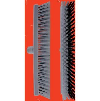 Kobra Rovný smeták Kombinovaný měkký až tvrdý, hladké konce štětin, PBT Barva: Oranžová, Délka, velikost: 40 cm