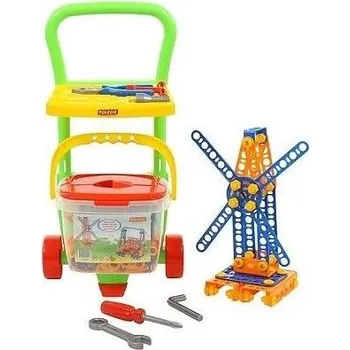 ostatní stavebnice Sada č. 542: Vozík Caddie + Stavebnice Malý inženýr 20 /+3 ****