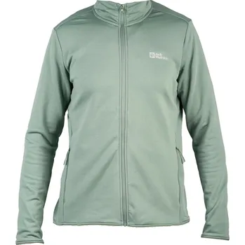 Dámská mikina Světle zelená dámská mikina Jack Wolfskin Pack and Go FZ W 1710681-4311 Velikost: XL