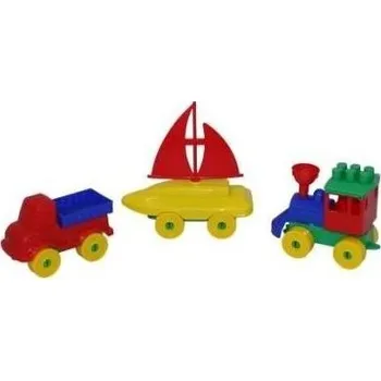 ostatní stavebnice Stavebnice Malý cestovatel, 23 dílů / +3 ****