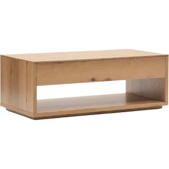 Konferenční stolek Vyklápěcí dubový konferenční stolek Kave Home Alguema 120 x 60 cm