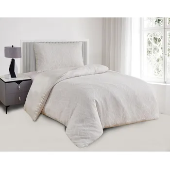 Bytový textil Jahu MyHouse Florida žakárové povlečení - béžová Rozměr: 1x 70 x 90 a 1x 140 x 200 cm