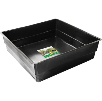 Zahradní jezírko Nádržka vodní PE-čtvercová 900 l - 150 x 150 x 45 cm (B084-00)