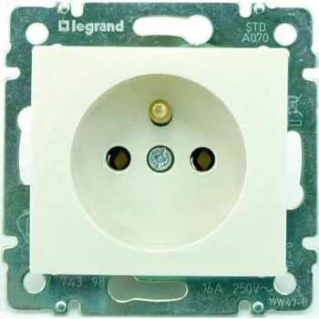 Elektrická zásuvka Zásuvka 230 V jednonásobná Legrand Valena béžová