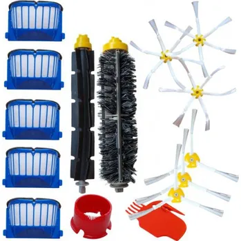 Sada příslušenství pro robotický vysavač Kartáče, hepa filtry a kartáčky pro iROBOT Roomba Serie 600 15ks maxi