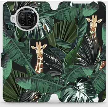 Pouzdro na mobilní telefon Flipové pouzdro Mobiwear - Xiaomi Mi 10T Lite - VP06P Žirafky (Knížkové flip pouzdro, obal, kryt na mobil Xiaomi Mi 10T Lite - VP06P Žirafky, materiál Umělá kůže + TPU - ochrana 360°, stojánek, silikonová vanička, magnetické zavírání)