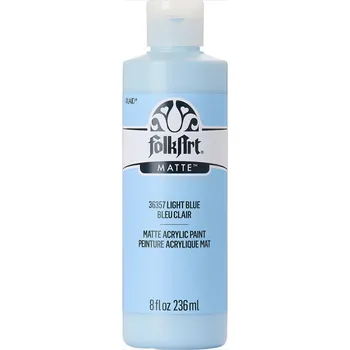 Vodová barva FolkArt Acrylic Paint - Akrylová barva s matným povrchem 236 ml Acrylic: LIGHT BLUE