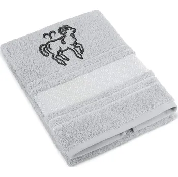 Ručník Bellatex Froté ručník mozaika se znamením BERAN Šedá