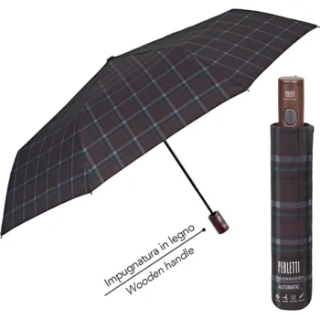 Deštník Pánský automatický deštník Perletti Technology / hnědý, 21791