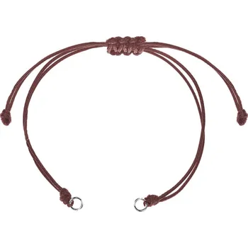 Náramek Hnědá voskovaná šňůrka na výrobu náramku