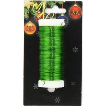 Vázací drát Vázací drátek 37mmx30m zelený 303841