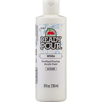 Vodová barva Apple Barrel Ready Pour™ - Akrylová barva pro pouring 236 ml Apple barrel: White